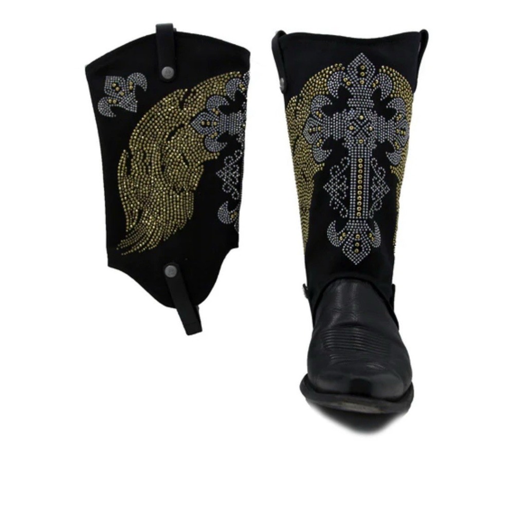 Boot Roxx XS 5-6.5‎ W Black Trinity Boot Covers NWT Covers Only
